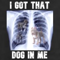 I Got That Dog In Me Xray Meme Golf Towel