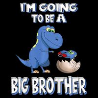 I'm Going To Be A Big Brother Dinosaur City Backpack