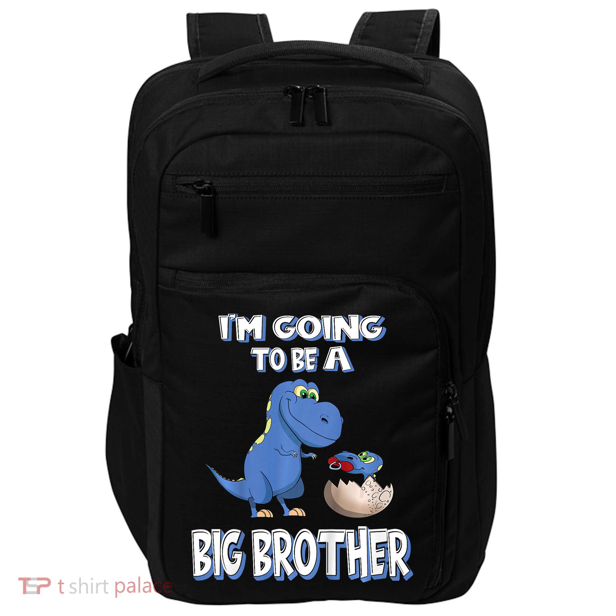 I'm Going To Be A Big Brother Dinosaur Impact Tech Backpack