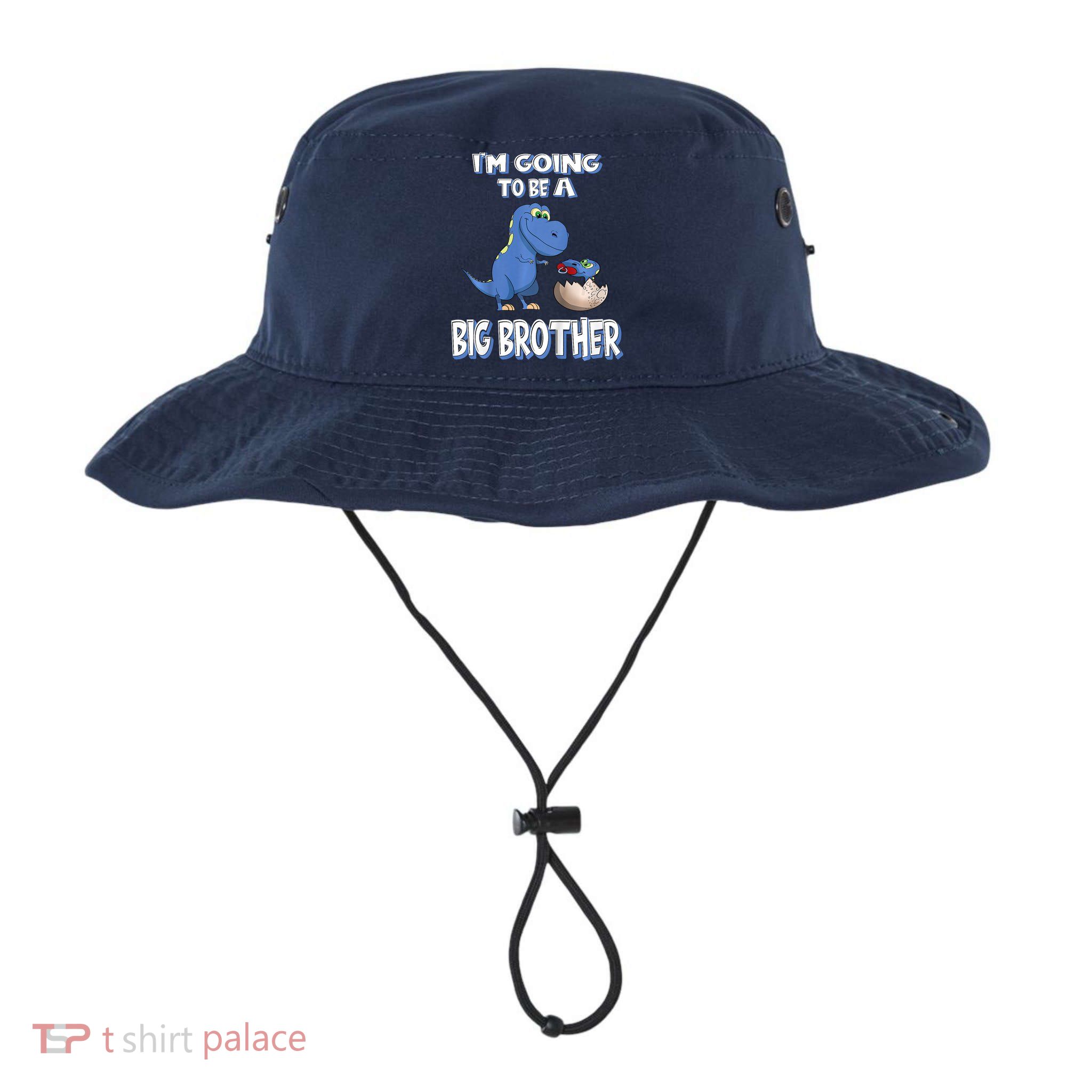 I'm Going To Be A Big Brother Dinosaur Bucket Hat
