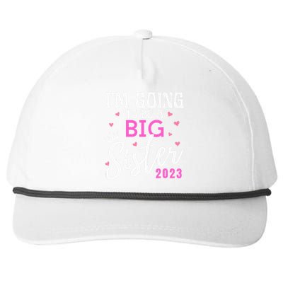 Im Going To Be A Big Sister Pregnancy Announcement Promoted Snapback Five-Panel Rope Hat