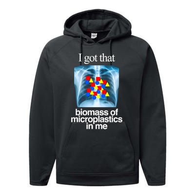 I Got That Biomass Of Microplastics In Me Performance Fleece Hoodie