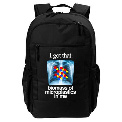 I Got That Biomass Of Microplastics In Me Backpack