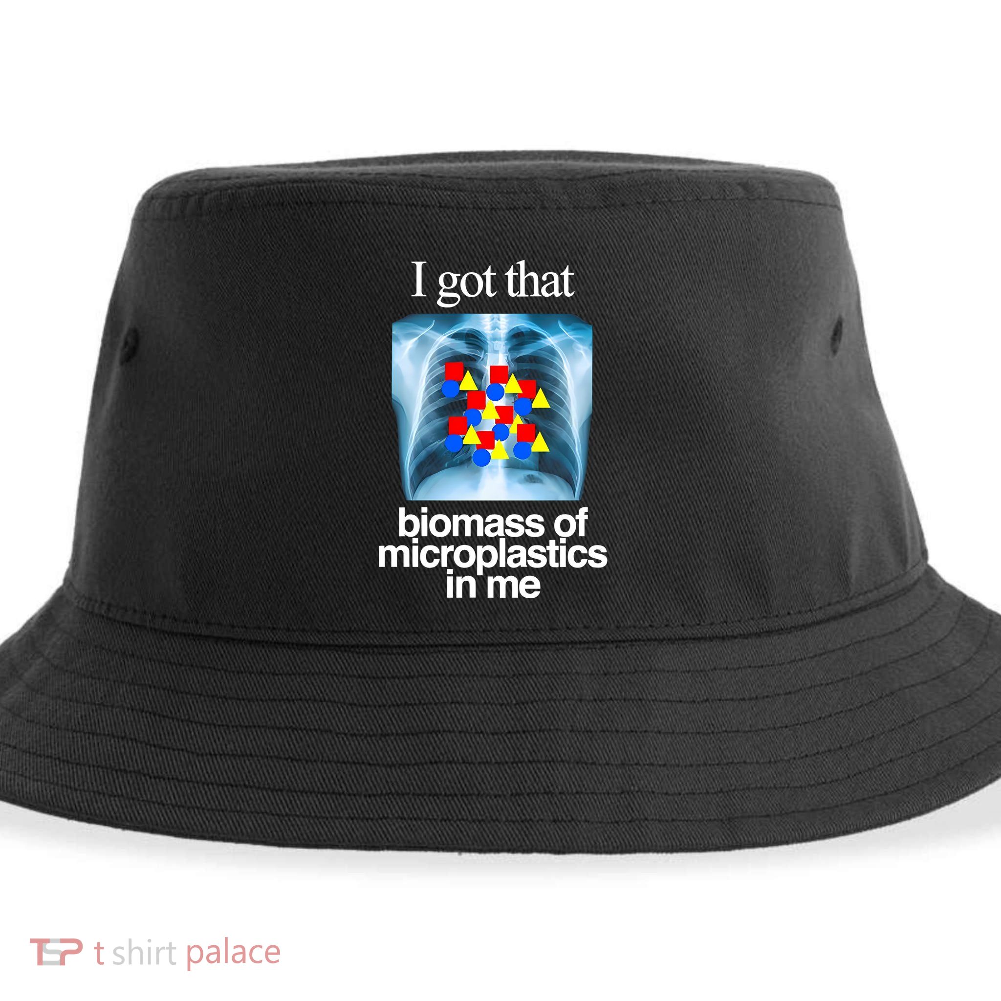 I Got That Biomass Of Microplastics In Me Sustainable Bucket Hat