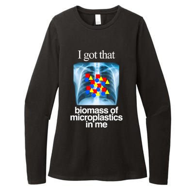 I Got That Biomass Of Microplastics In Me Womens CVC Long Sleeve Shirt