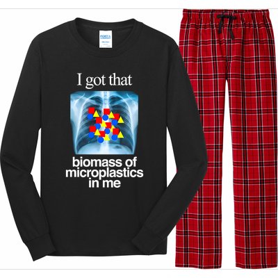 I Got That Biomass Of Microplastics In Me Long Sleeve Pajama Set