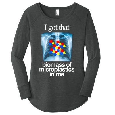 I Got That Biomass Of Microplastics In Me Women's Perfect Tri Tunic Long Sleeve Shirt