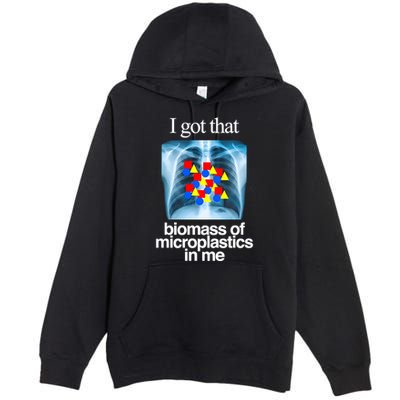 I Got That Biomass Of Microplastics In Me Premium Pullover Hoodie
