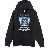 I Got That Biomass Of Microplastics In Me Premium Pullover Hoodie