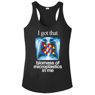 I Got That Biomass Of Microplastics In Me Ladies PosiCharge Competitor Racerback Tank