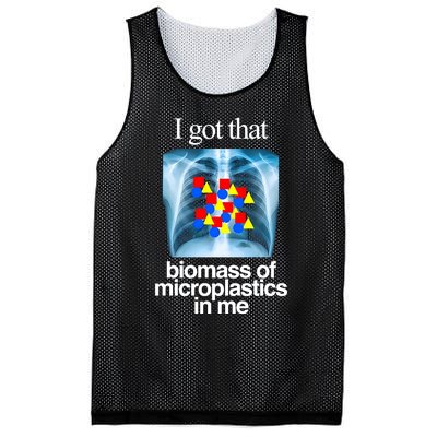 I Got That Biomass Of Microplastics In Me Mesh Reversible Basketball Jersey Tank