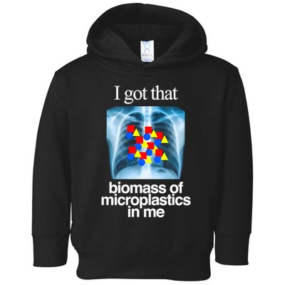 I Got That Biomass Of Microplastics In Me Toddler Hoodie