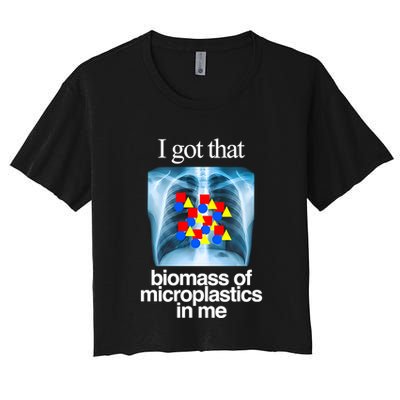 I Got That Biomass Of Microplastics In Me Crop Top