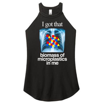 I Got That Biomass Of Microplastics In Me Women's Perfect Tri Rocker Tank