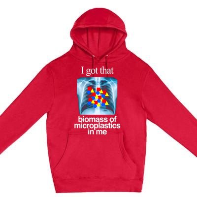 I Got That Biomass Of Microplastics In Me Premium Pullover Hoodie