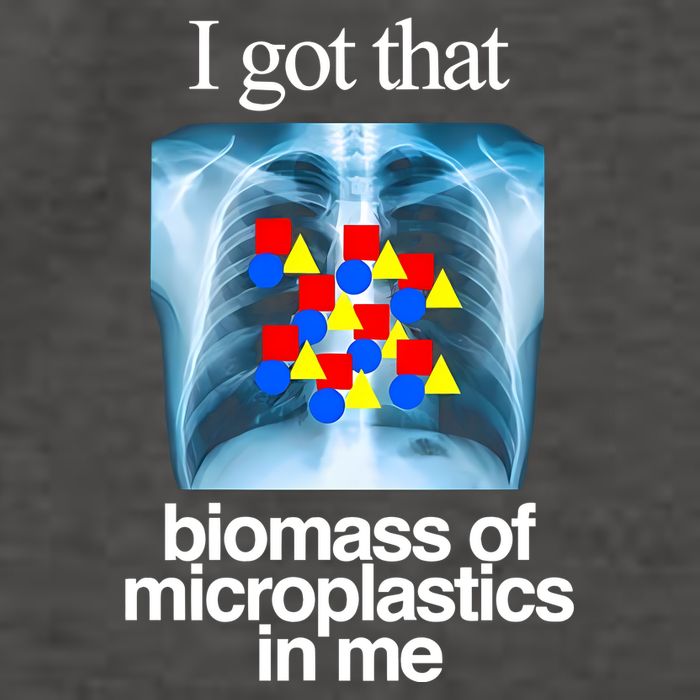I Got That Biomass Of Microplastics In Me Vector Backpack
