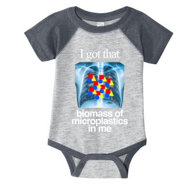 I Got That Biomass Of Microplastics In Me Infant Baby Jersey Bodysuit