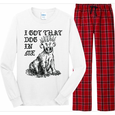 I Got That Dog In Me Long Sleeve Pajama Set