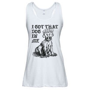 I Got That Dog In Me Ladies Essential Flowy Tank