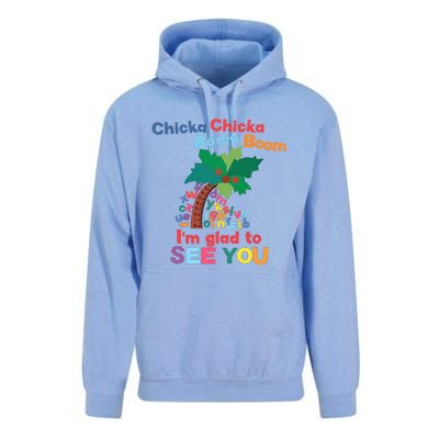 Im Glad To See You Tree Teacher Chi!cka Chi!cka Boom Boom Unisex Surf Hoodie