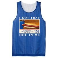 I Got That Dog In Me Funny Hot Dogs Combo Mesh Reversible Basketball Jersey Tank