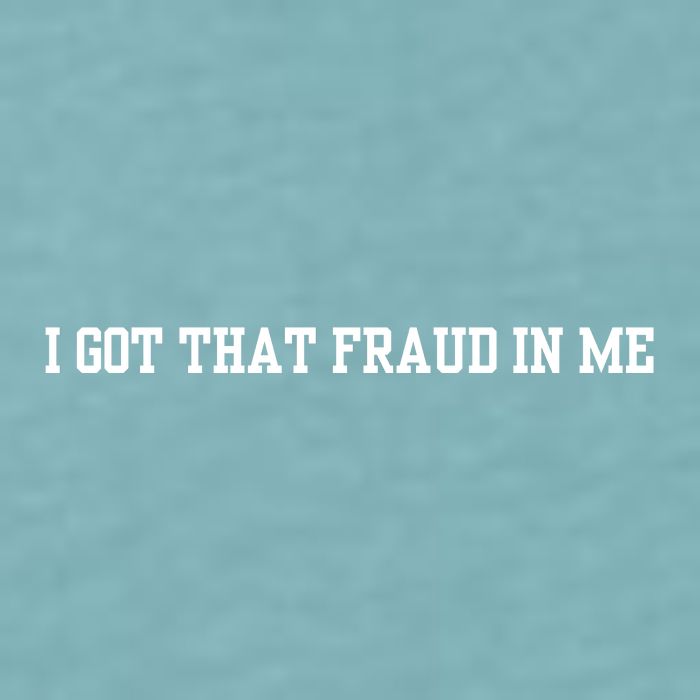 I Got That Fraud In Me Sueded Cloud Jersey T-Shirt