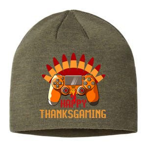 I'm Gamer Turkey Thanksgiving Autumn Dabbing Turkey Gaming Sustainable Beanie