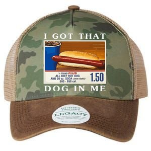 I Got That Dog In Me Funny Costco Hotdog Legacy Tie Dye Trucker Hat