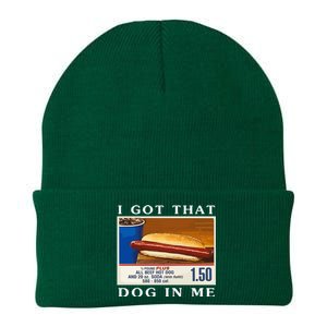 I Got That Dog In Me Funny Costco Hotdog Knit Cap Winter Beanie