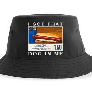 I Got That Dog In Me Funny Costco Hotdog Sustainable Bucket Hat