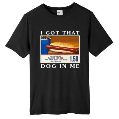 I Got That Dog In Me Funny Costco Hotdog Tall Fusion ChromaSoft Performance T-Shirt