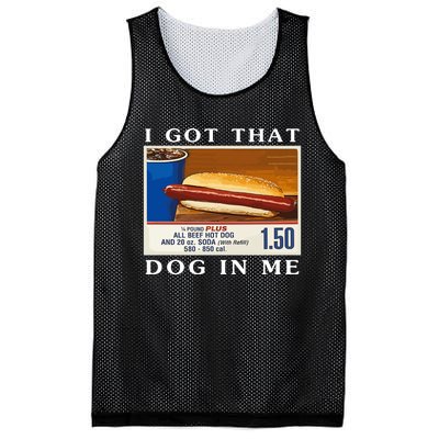 I Got That Dog In Me Funny Costco Hotdog Mesh Reversible Basketball Jersey Tank