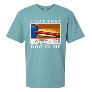 I Got That Dog In Me Funny Costco Hotdog Sueded Cloud Jersey T-Shirt