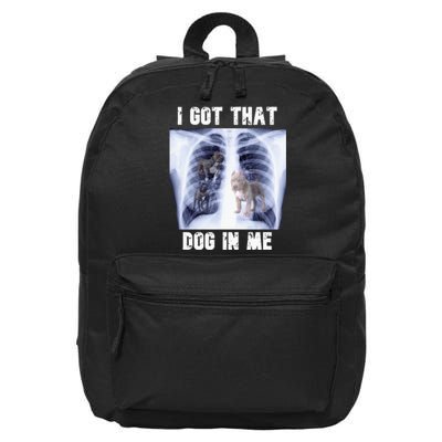 I Got That Dog In Me Xray Meme 16 in Basic Backpack