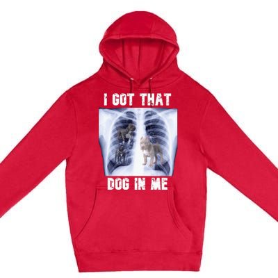 I Got That Dog In Me Xray Meme Premium Pullover Hoodie