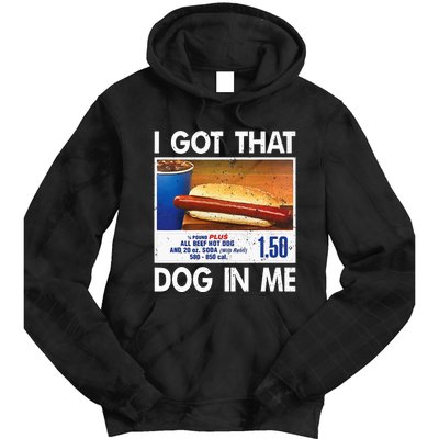 I Got That Dog In Me Funny Hot Dogs Combo Tie Dye Hoodie