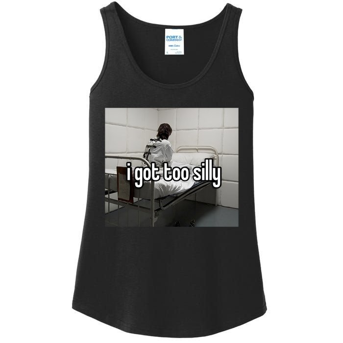 I Got Too Silly Ladies Essential Tank