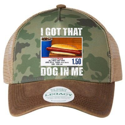 I Got That Dog In Me Funny Xray Meme Legacy Tie Dye Trucker Hat