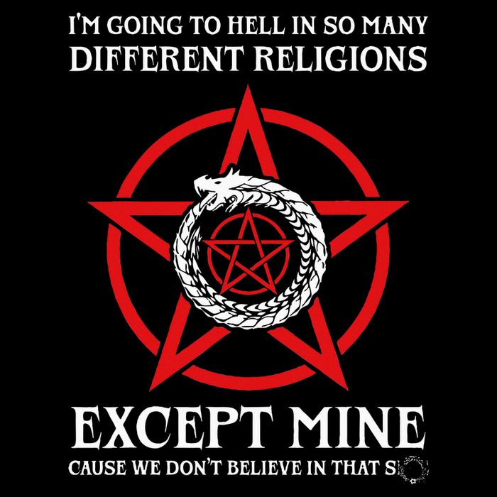 IM Going To Hell In So Many Different Religions Drawstring Bag