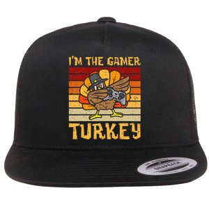 Im Gamer Turkey Thanksgiving Video Gaming Flat Bill Trucker Hat