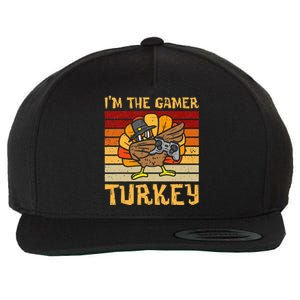 Im Gamer Turkey Thanksgiving Video Gaming Wool Snapback Cap