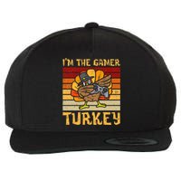 Im Gamer Turkey Thanksgiving Video Gaming Wool Snapback Cap