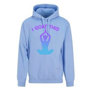 I Goat This Yoga Pose Meditation Balance Yogi Gift Unisex Surf Hoodie