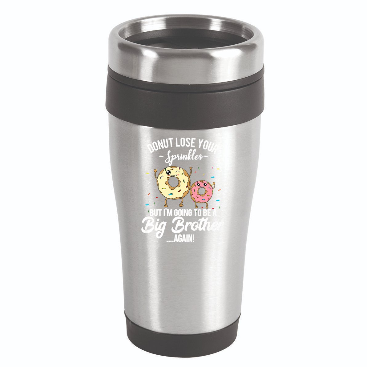 Im Going To Be A Big Brother Again Pregnancy Announcement Premium 16oz Travel Tumbler