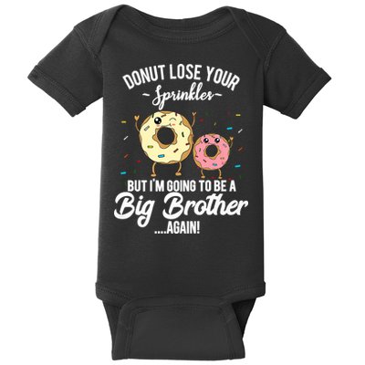 Im Going To Be A Big Brother Again Pregnancy Announcement Premium Baby Bodysuit