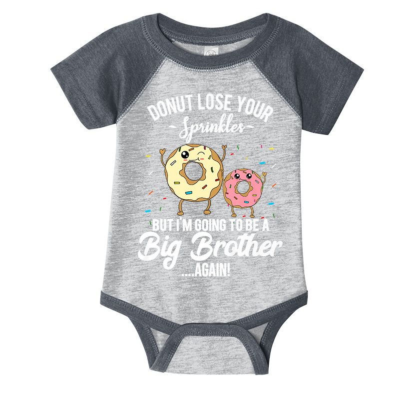 Im Going To Be A Big Brother Again Pregnancy Announcement Premium Infant Baby Jersey Bodysuit