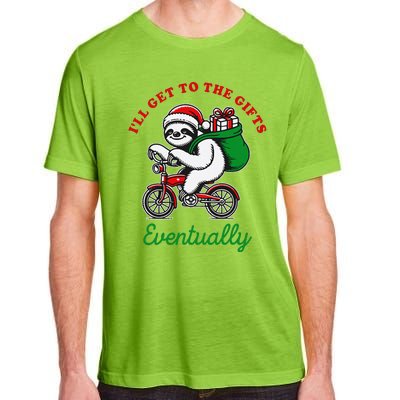 ILl Get To The Gifts Eventually Funny Christmas Animals Adult ChromaSoft Performance T-Shirt