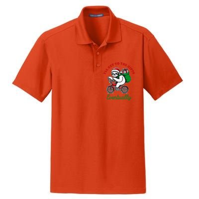 ILl Get To The Gifts Eventually Funny Christmas Animals Dry Zone Grid Polo