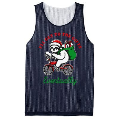 ILl Get To The Gifts Eventually Funny Christmas Animals Mesh Reversible Basketball Jersey Tank