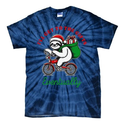 ILl Get To The Gifts Eventually Funny Christmas Animals Tie-Dye T-Shirt